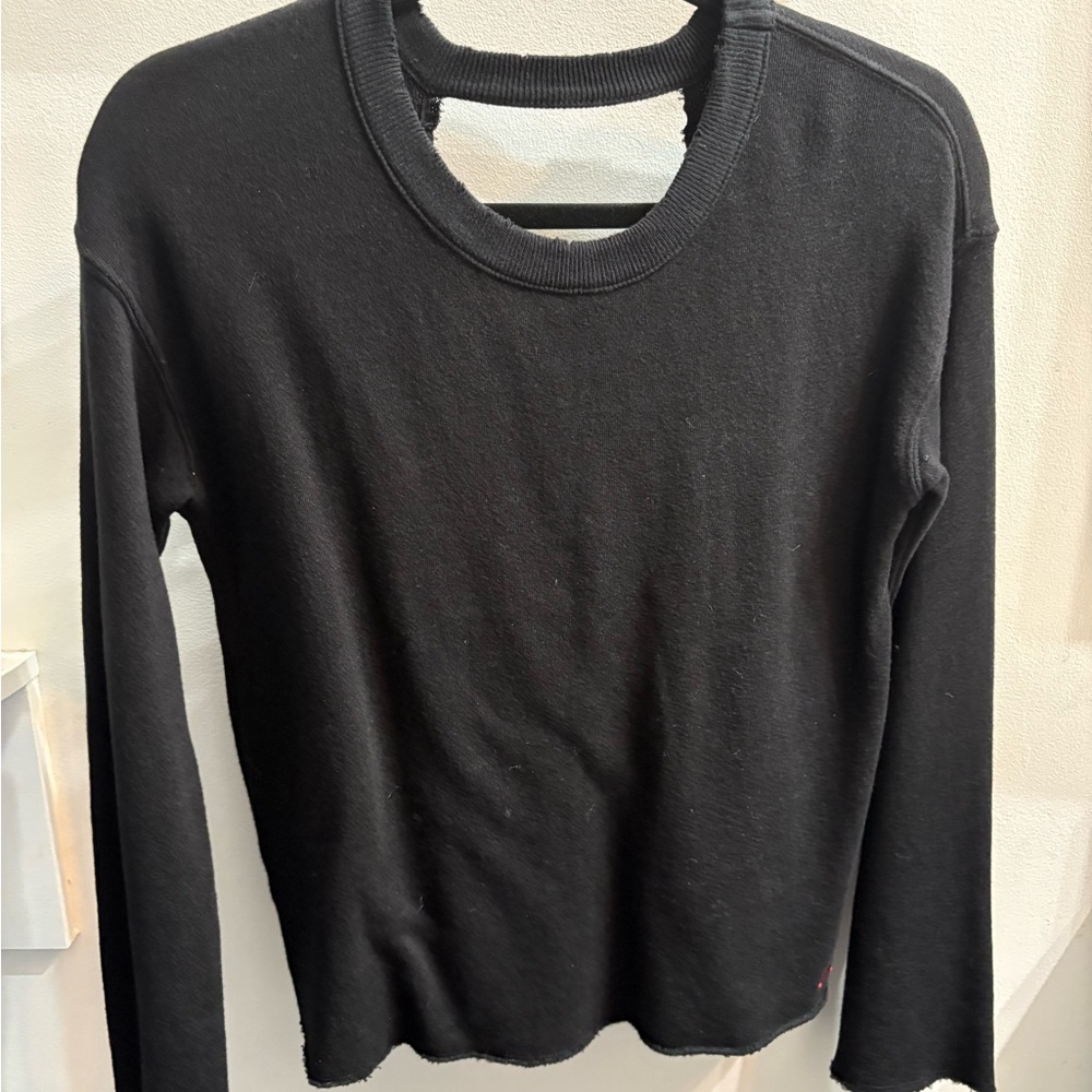 n:PHILANTHROPY Black Sweater with Open Back